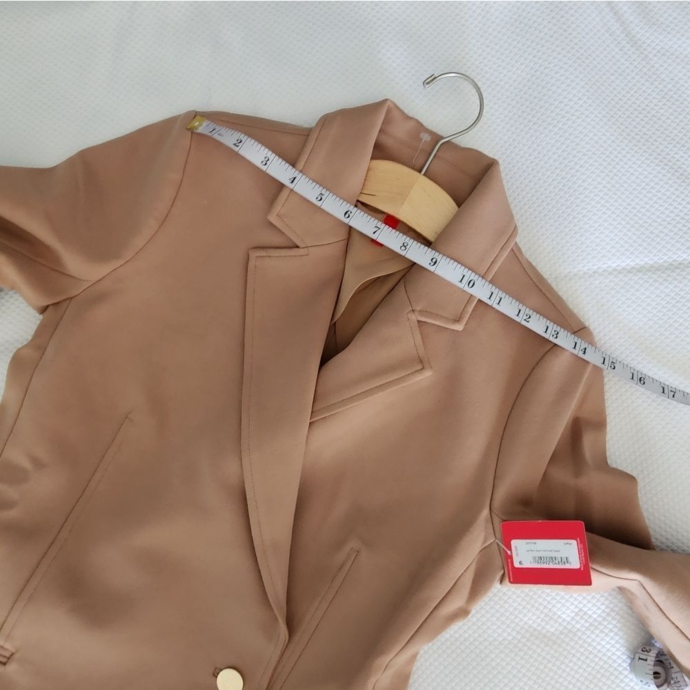 SPANX Women's Tan Blazer Jacket - Picture 11 of 15
